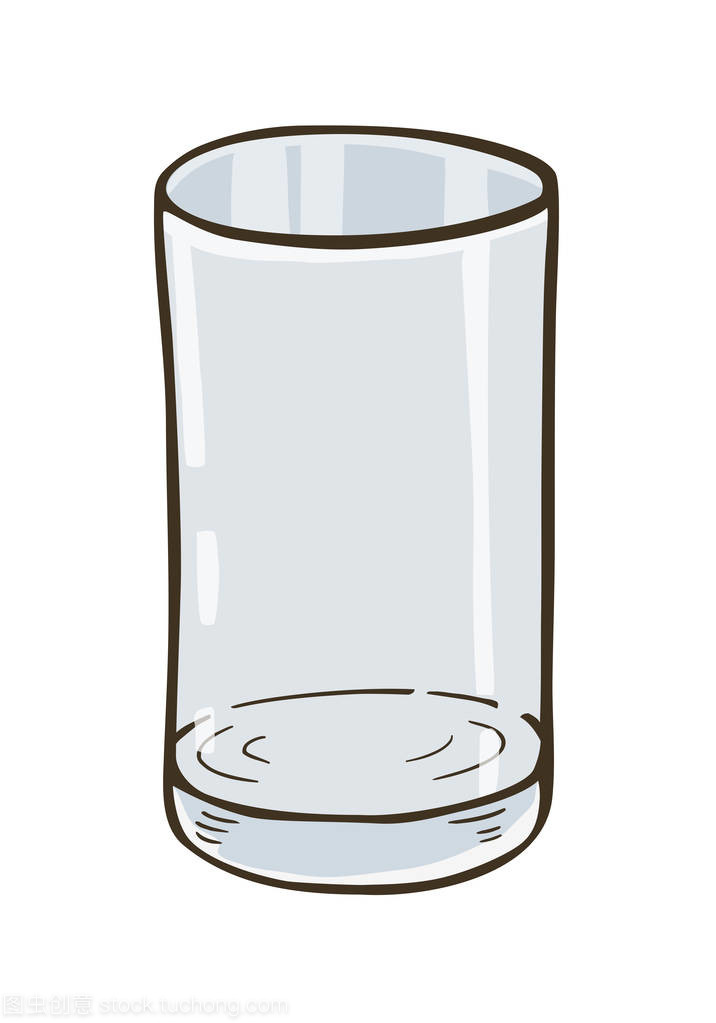 透明創意 從空的矢量玻璃到卡通風格的塑膠零配件